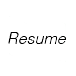 resume icon